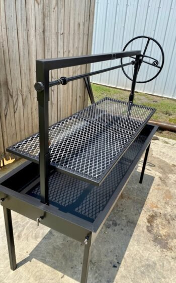 Collapsible Charcoal Catering Grill 60" x 24" Stainless Steel