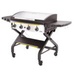 Halo Elite4B Outdoor Griddle | Dual Zone Burner System | Wind-Proof & Wall-to-Wall Heat | Natural Gas Compatible | Up to 750°F | 5-Year Warranty | 10