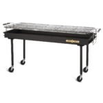 Holstein Manufacturing 2460CSSG 60" Country Club Charcoal Grill with Stainless Steel Grate