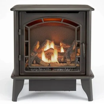 Bluegrass Living Panorama Vent Free Duals Fuel 3-Sided Gas Stove BTSD23RT.