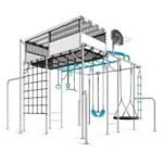 Growplay Large Climbing Frame – Backyard Monkey Bars & Swing Set for Kids